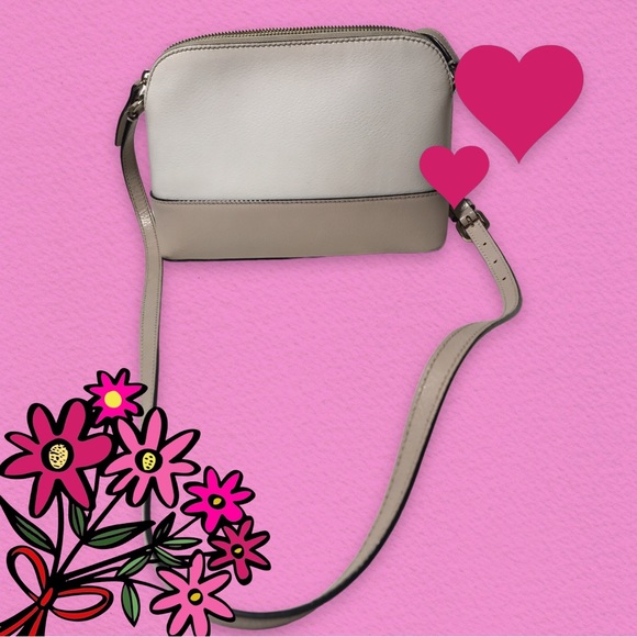 KATE SPADE NEW YORK Luxury Ivory & Beige Cow Leather Cross Body Bag - Picture 16 of 17